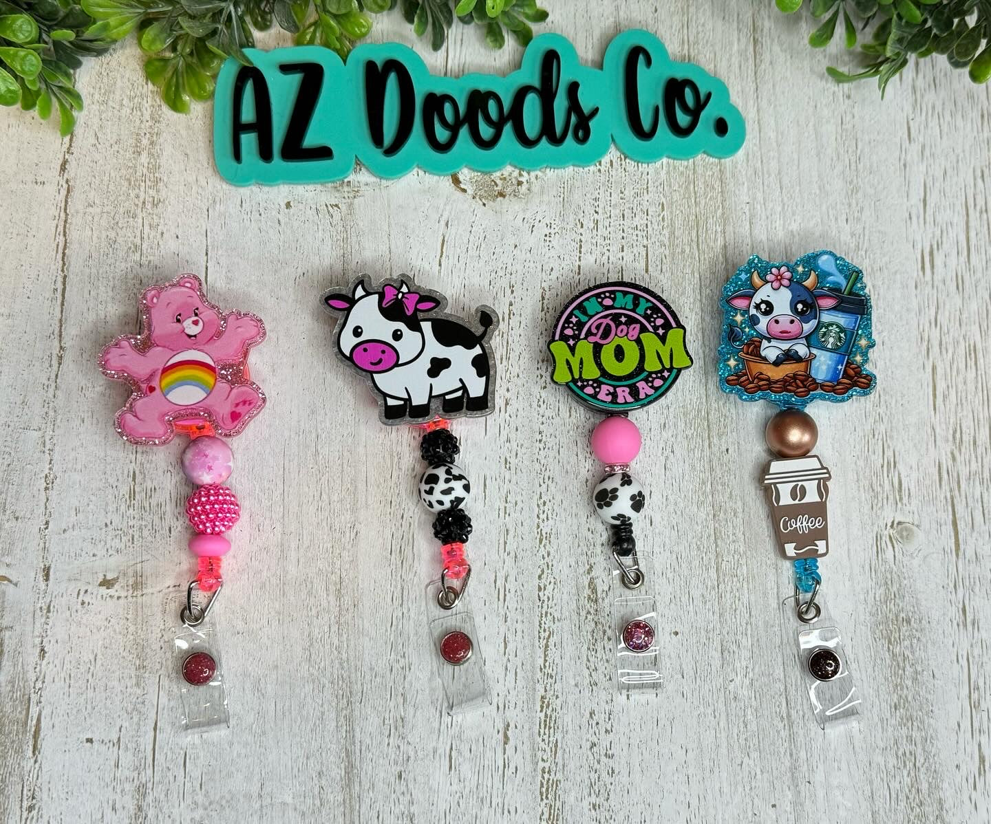 Glitter Badge Reel