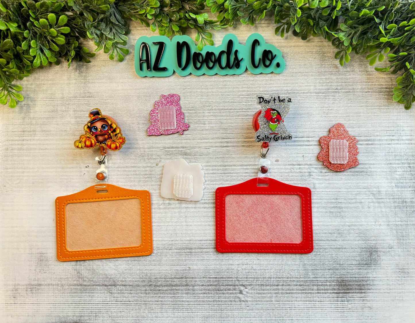Glitter Badge Reel