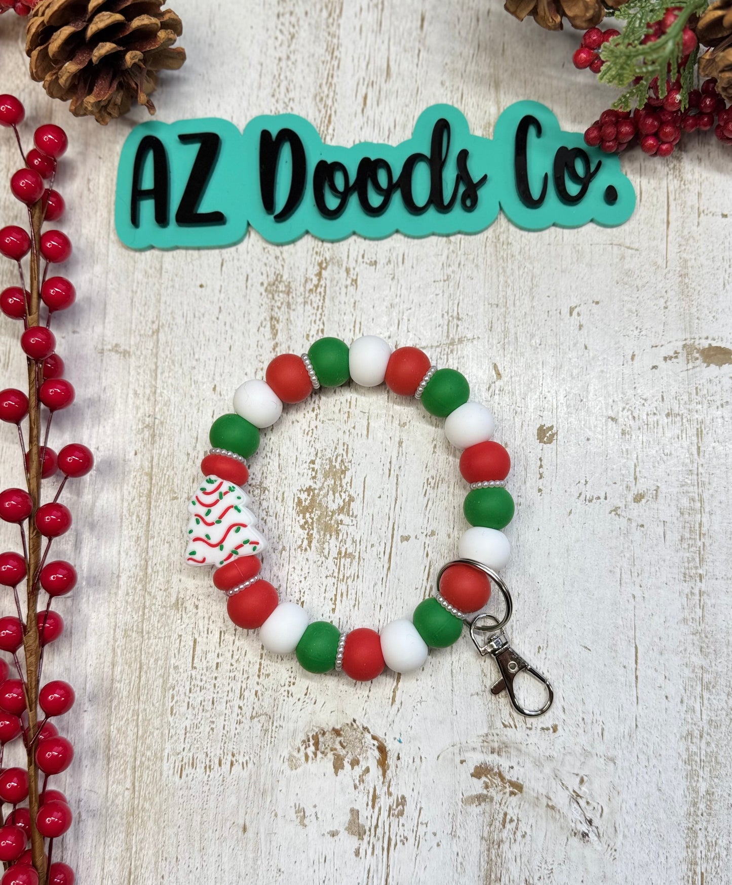 Sweet Christmas Wristlet