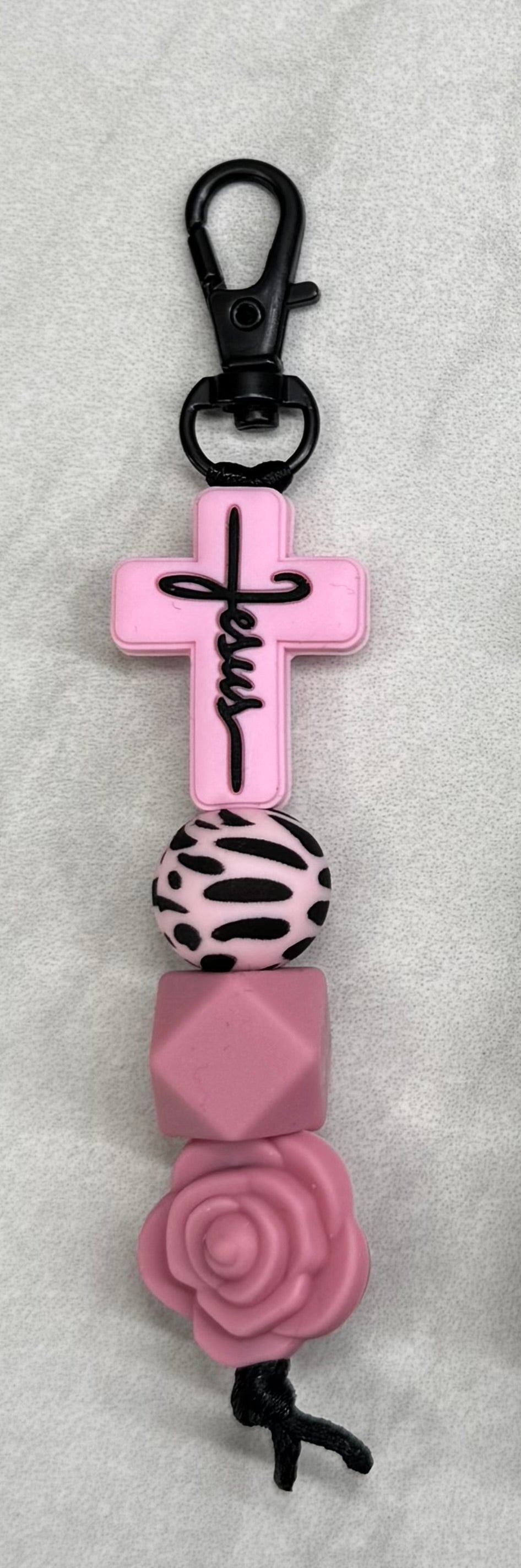 Faith and Beads Collection- Faith Blooms Keychains