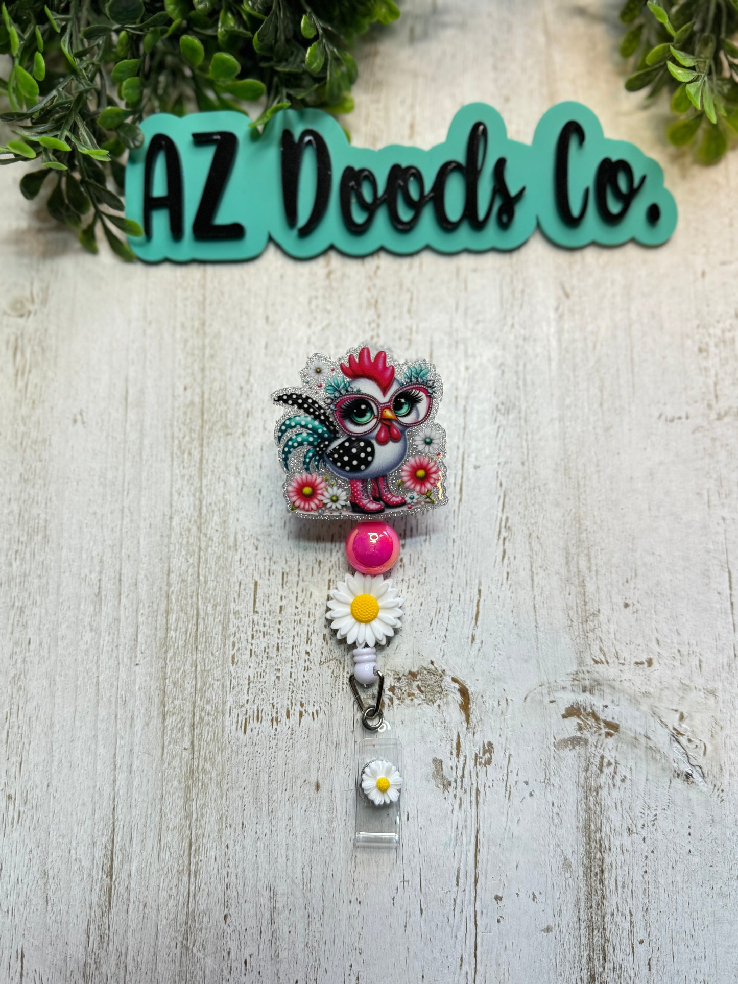 Glitter Badge Reel