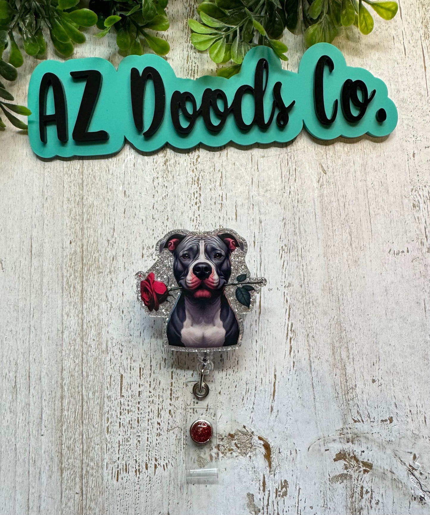Glitter Badge Reel
