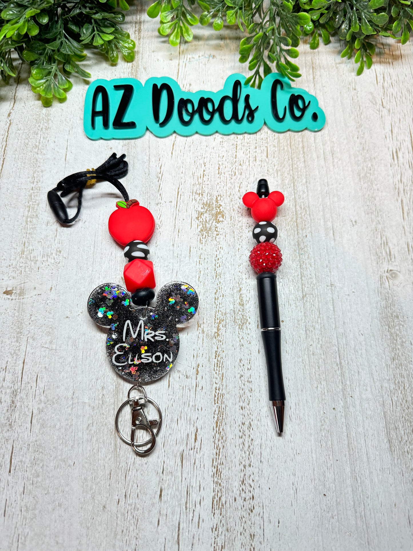 Custom Beaded Lanyard