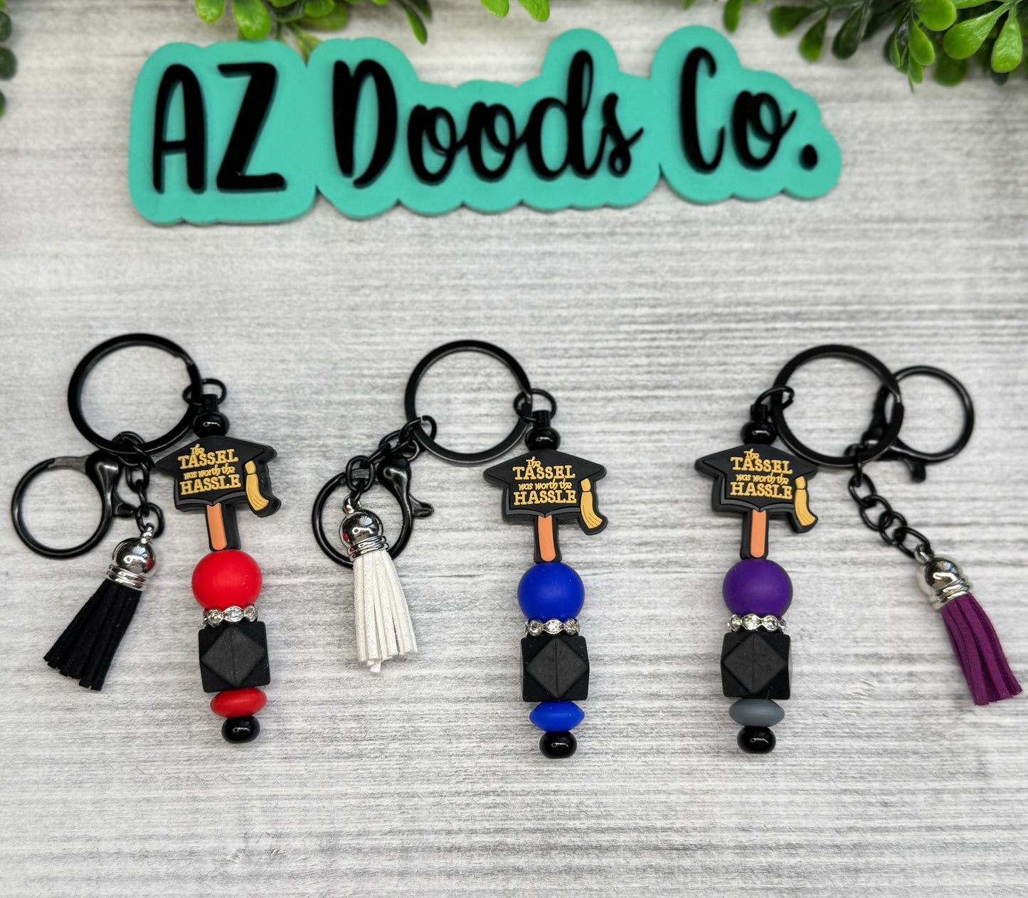 Tassel Worth The Hassle 2025 Keychain