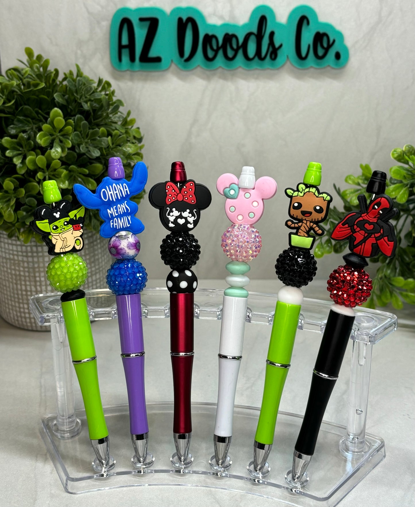 Character Theme Beaded Pens