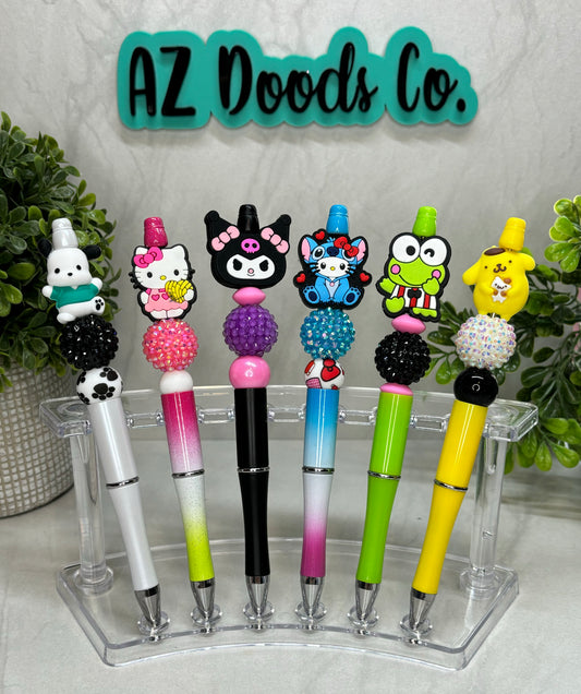 Kawaii Critter Beaded Pens