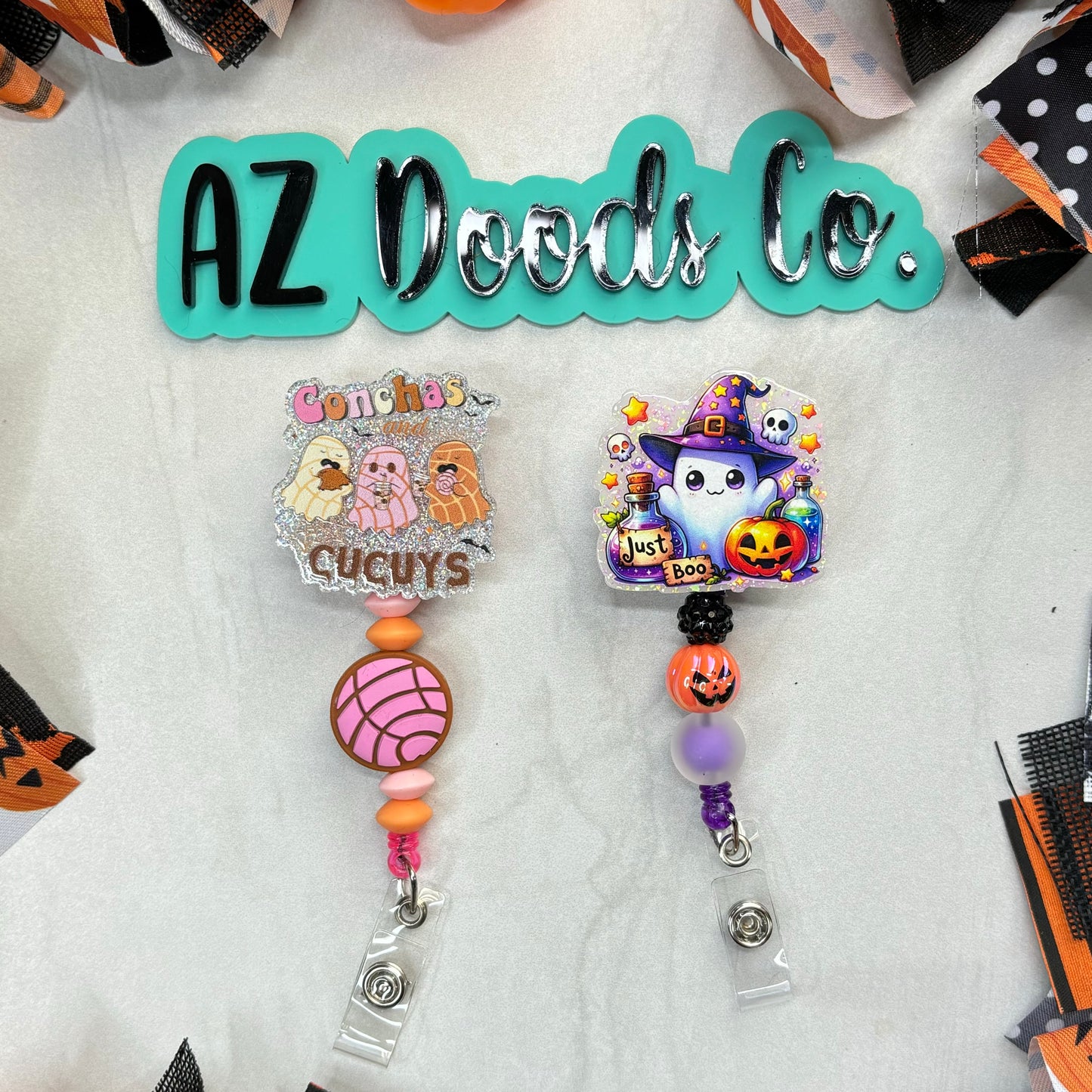 Halloween Collection Beaded Badge Reels