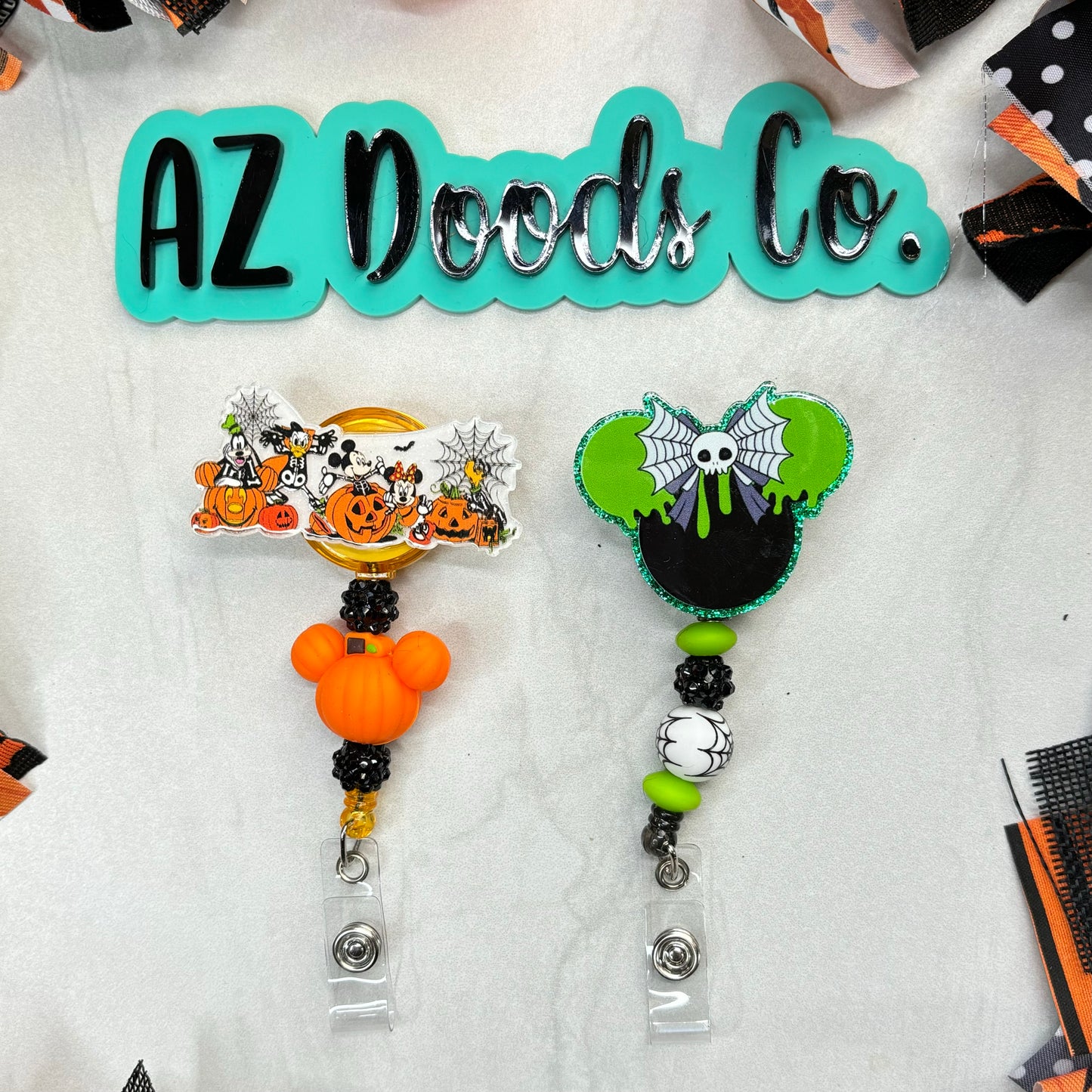 Halloween Collection Beaded Badge Reels