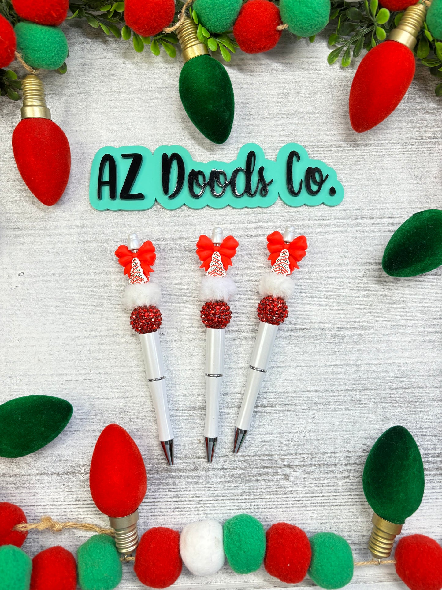 Christmas Collection- Holiday Dessert Beaded Pen