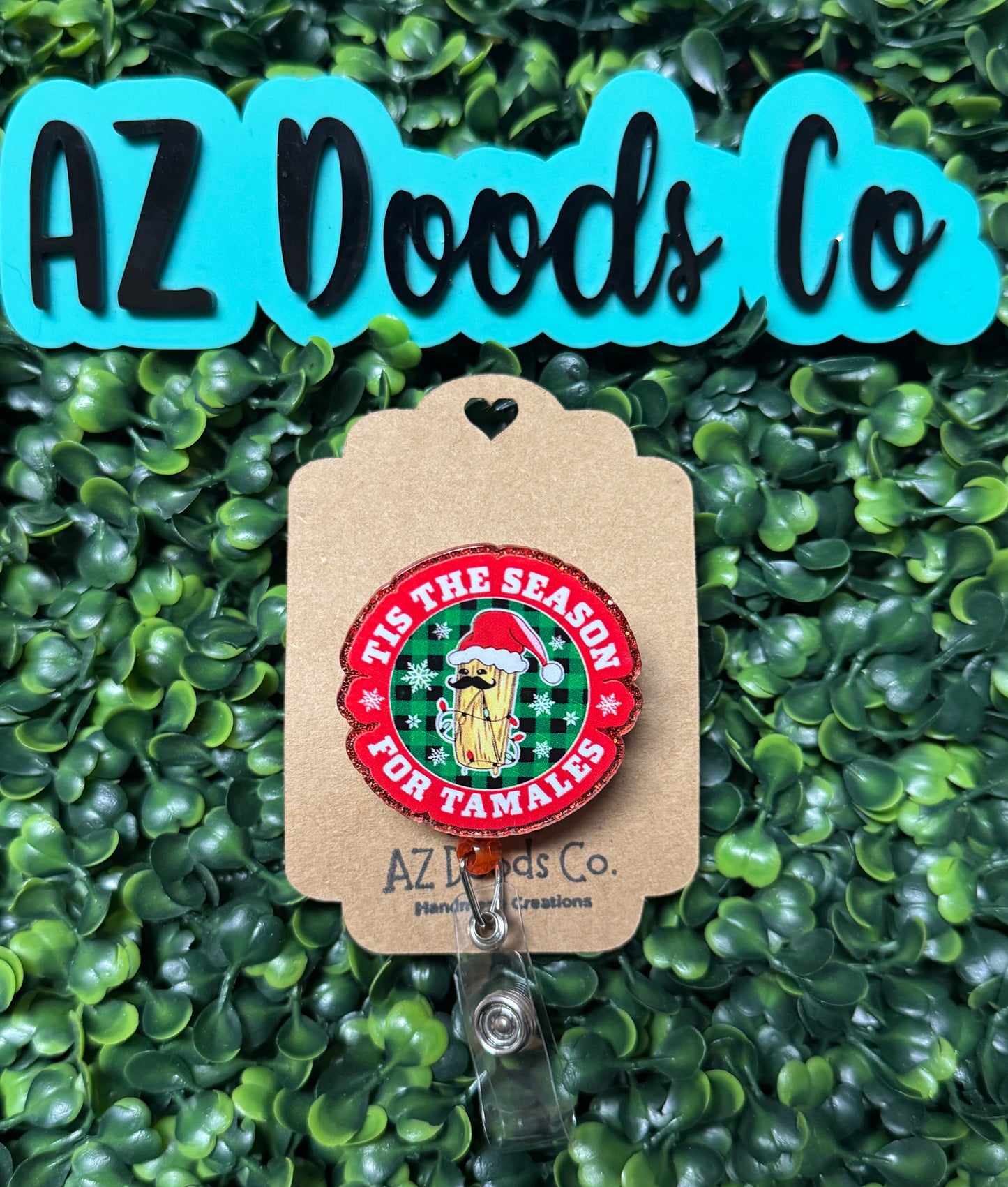 Tamale Christmas Badge Reel