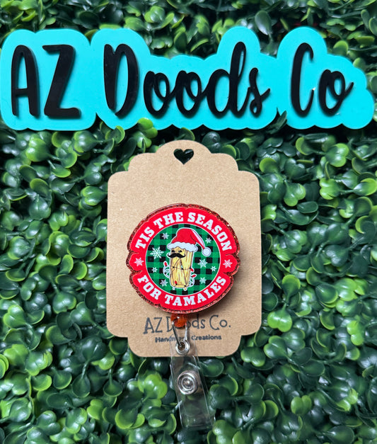 Tamale Christmas Badge Reel