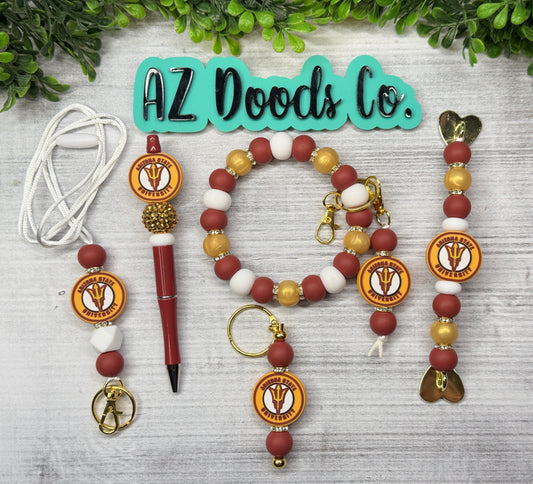 Forks Up- Beaded Set
