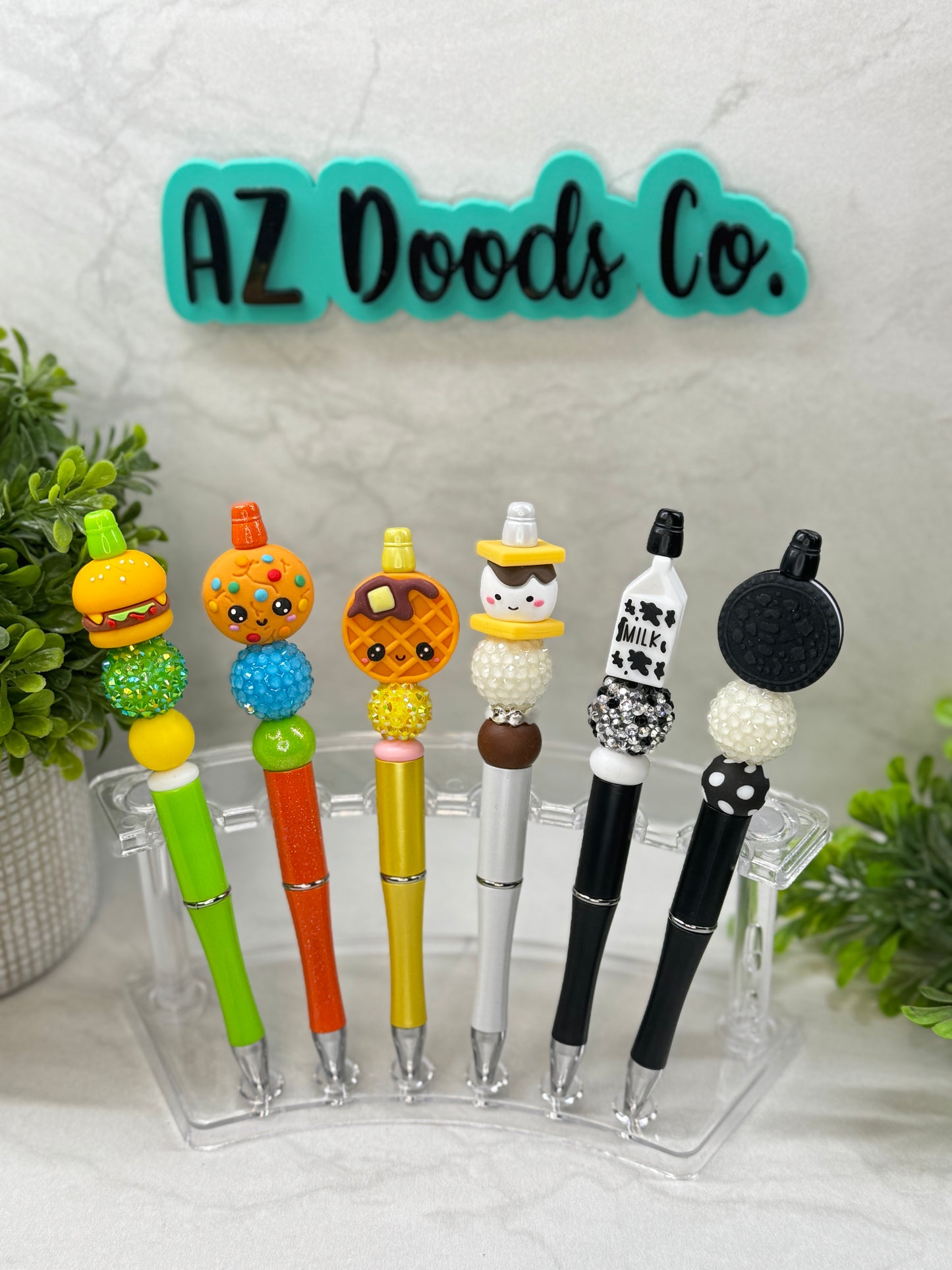 Snack Time Beaded Pens - Savory Snacks