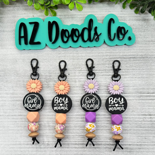 Flower Mama Keychains