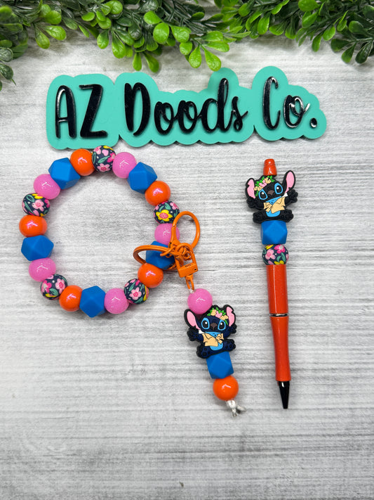 Hula Vibes Wristlet & Pen Set