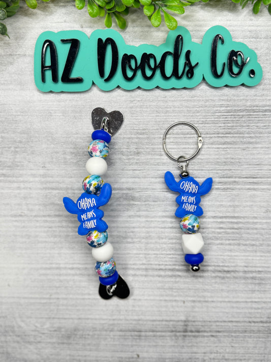 Ohana Phone Strap and Cup Charm Set