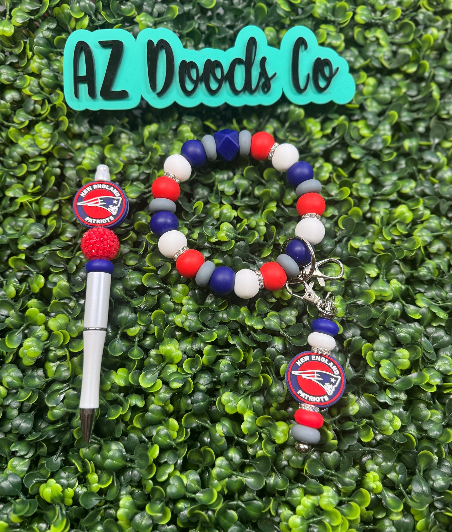Football Wristlet & Pen Set