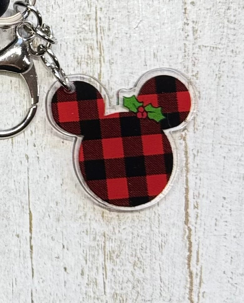 Christmas Collection- Plaid Holiday Mouse