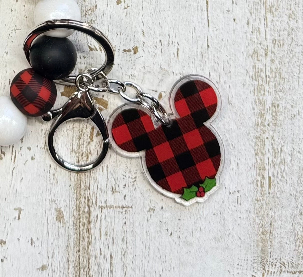 Christmas Collection- Plaid Holiday Mouse