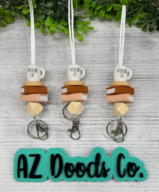 Caffeine & Curriculum – Teacher Lanyard