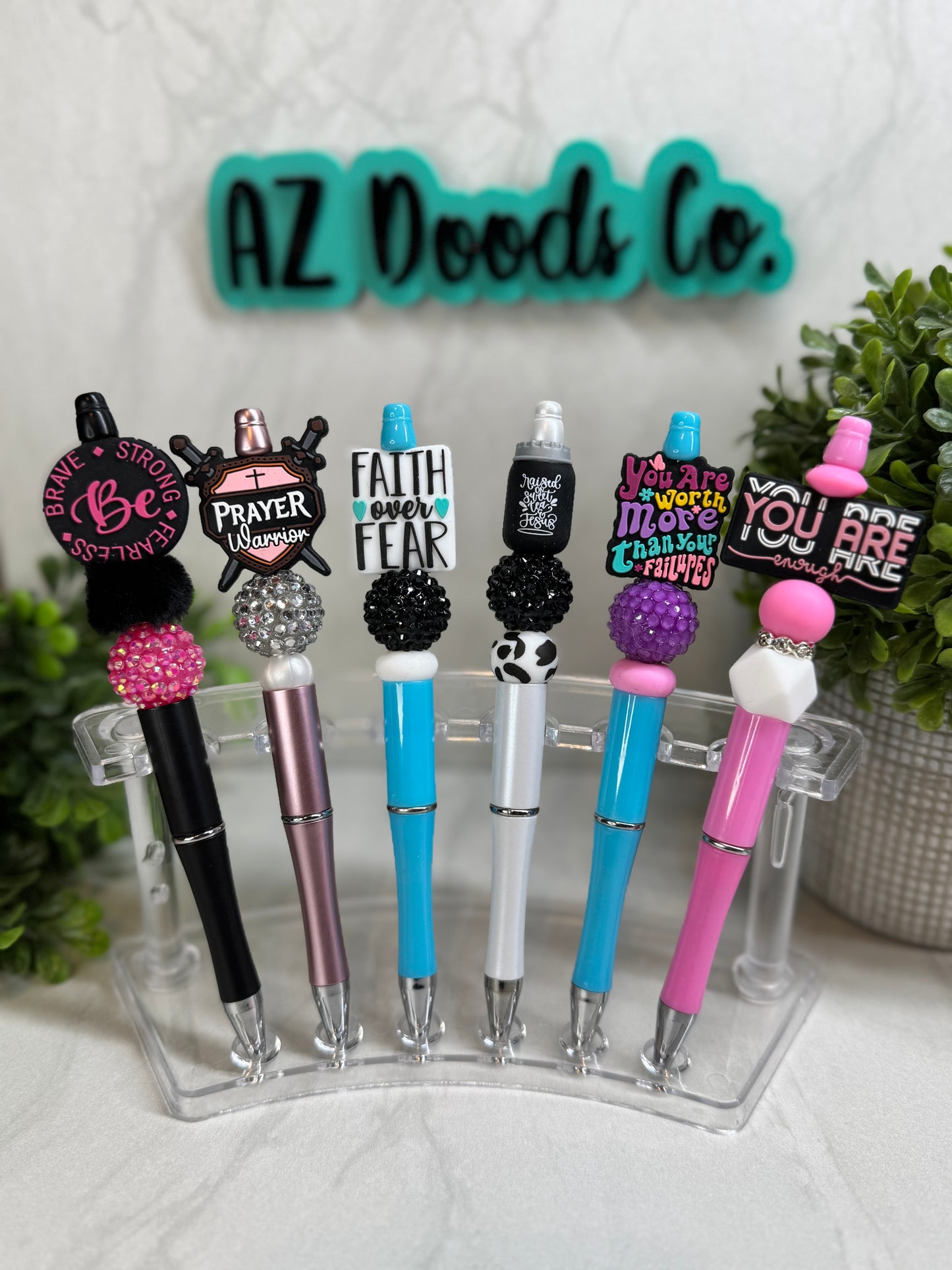 Faith and Beads Collection- Beaded Pens