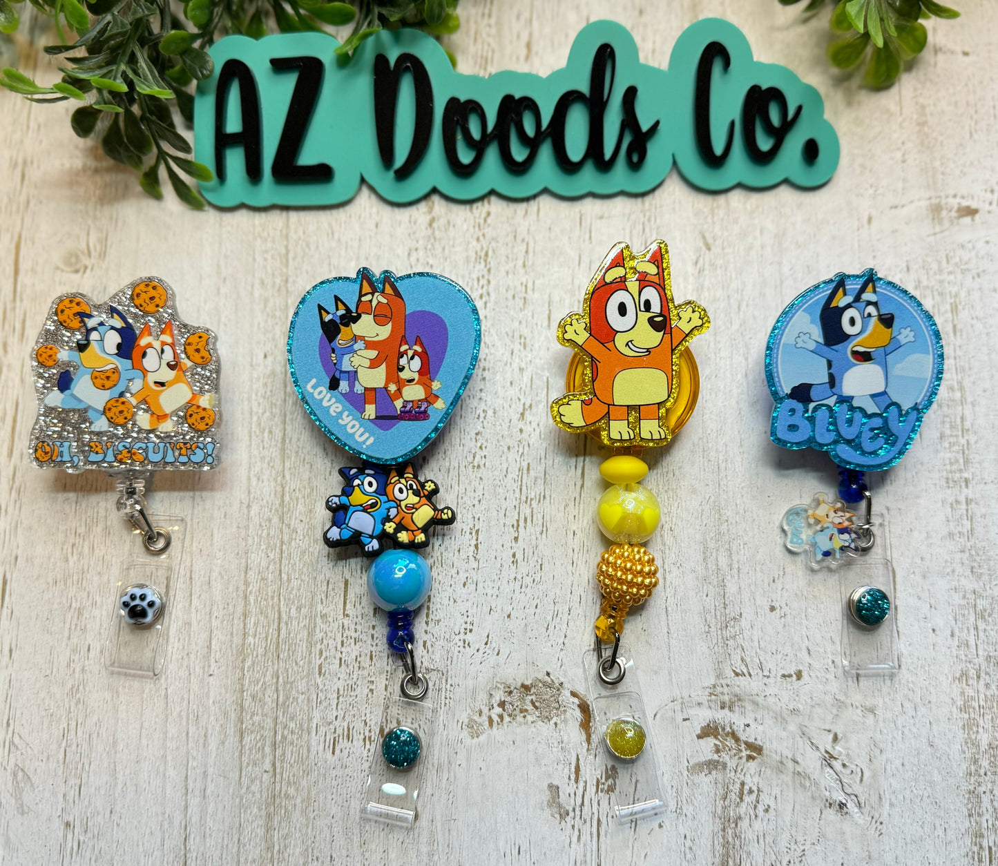 Glitter Badge Reel